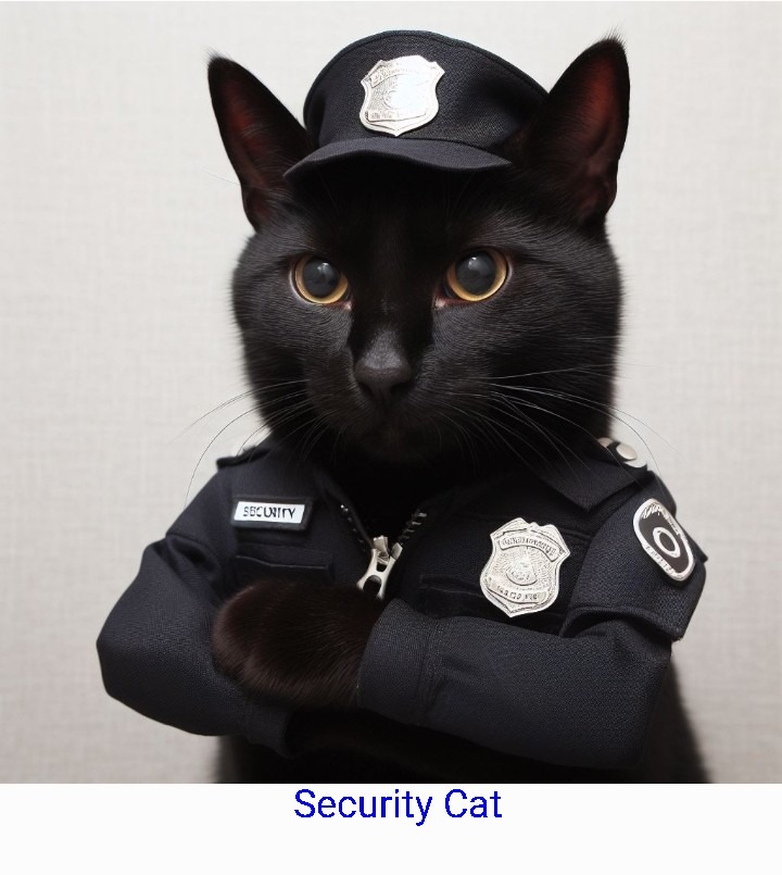 Security cat - meme