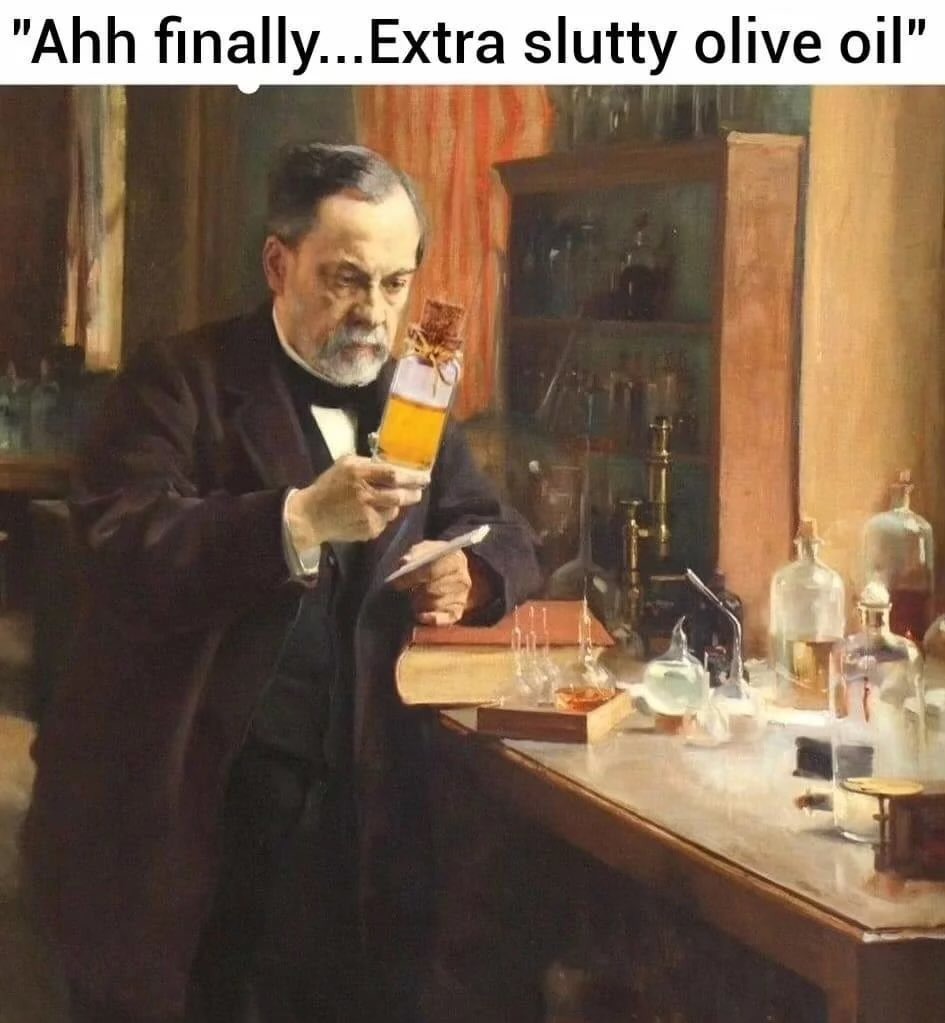 That oil is extra dirty - meme