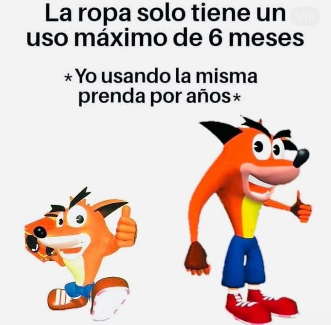 los pantalones que tengo desde que terminé de crecer - meme