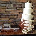 Redneck wedding cake