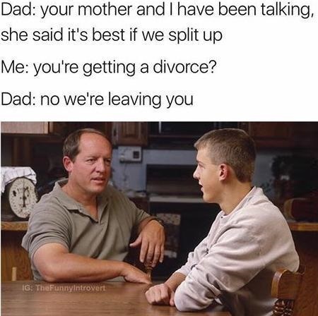 divorce - meme