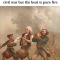 When you are in the middle of a civil war but the beat is pure fire