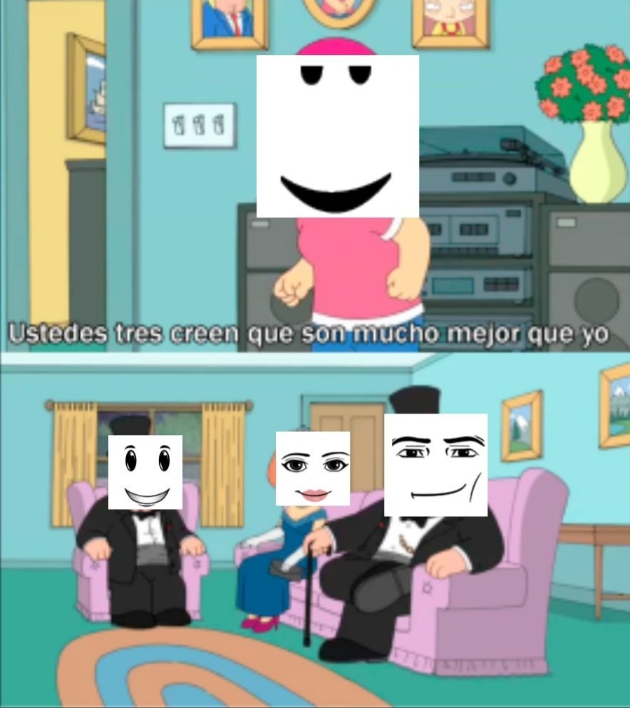 La mayoría de los usuarios de roblox usan estas caras e hice este meme -  Meme by Tommy_Tom :) Memedroid