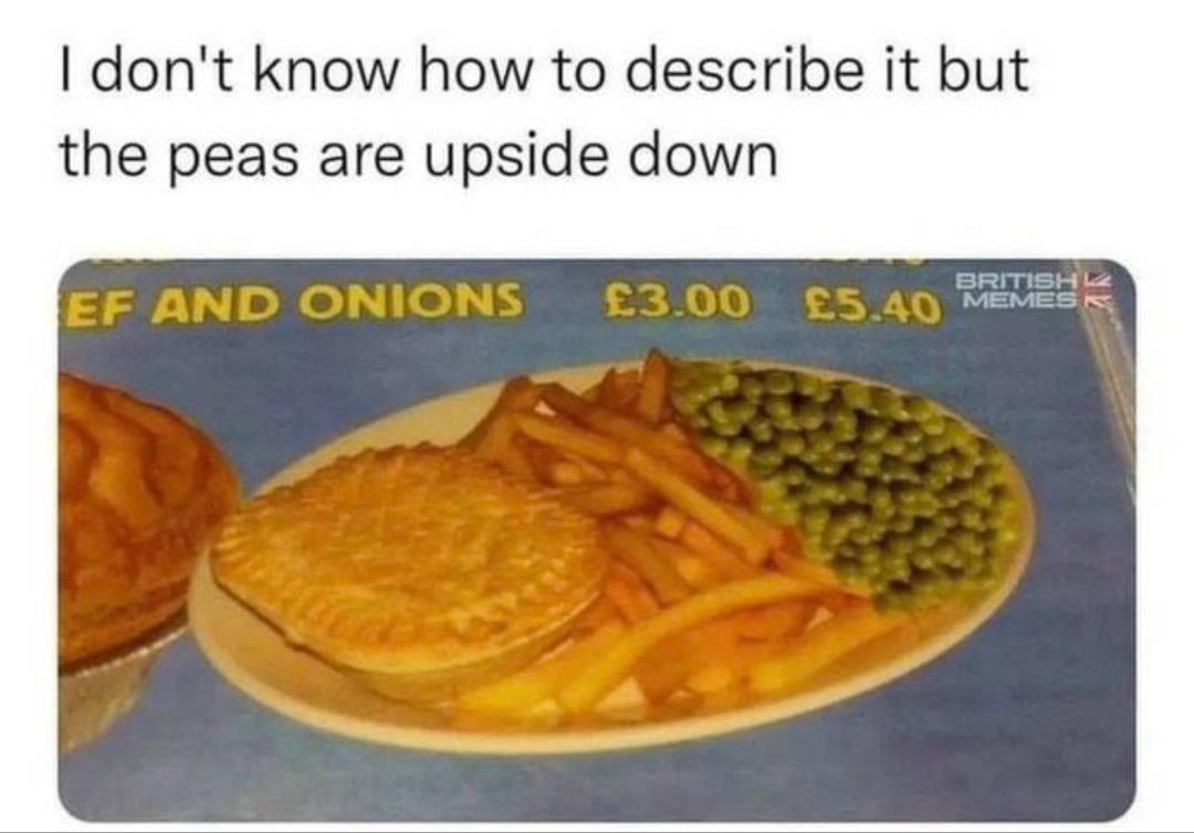 They do be upside down - meme
