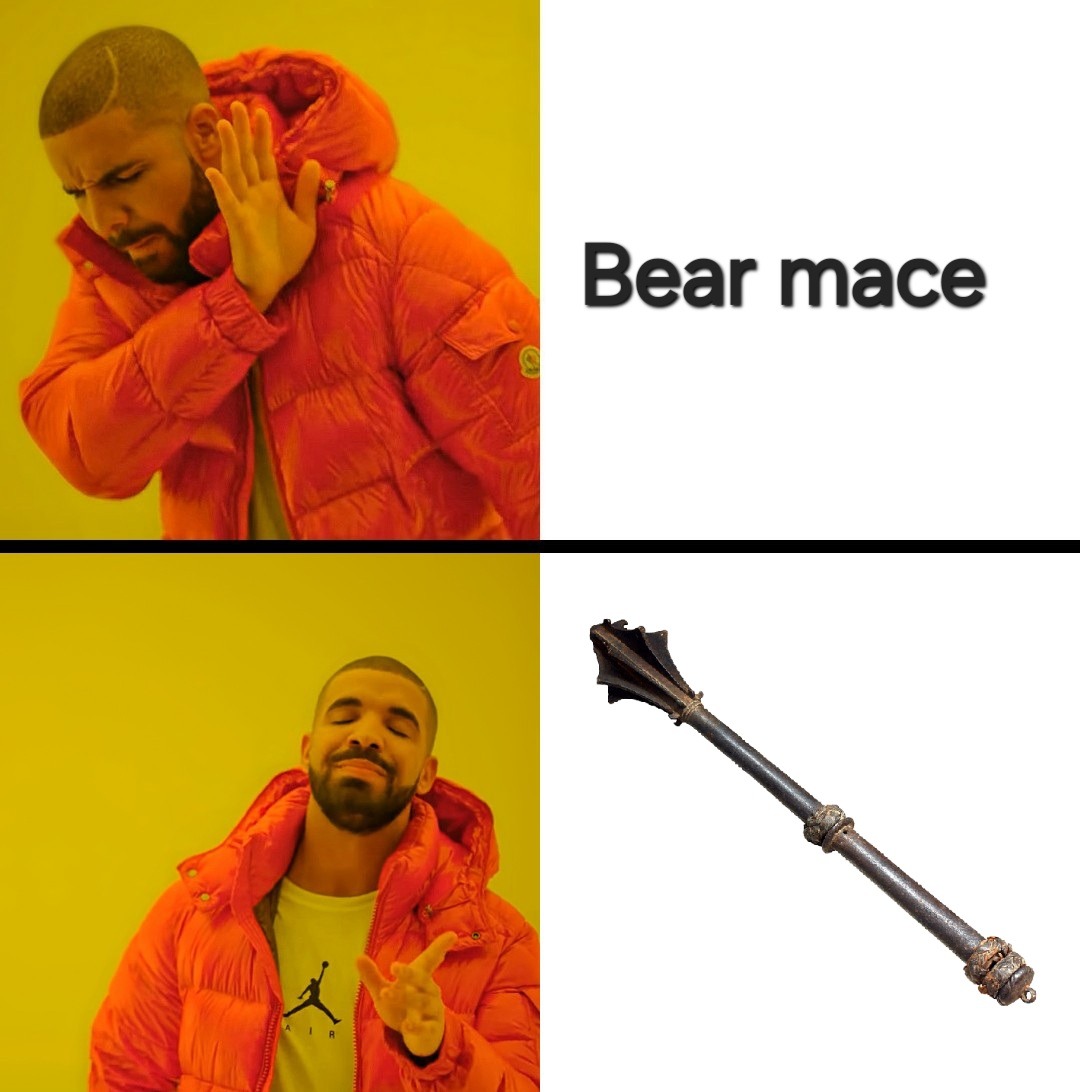 Mace is mace -Mr. Incredible - meme
