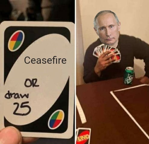 Vodka!...not ceasefire - meme