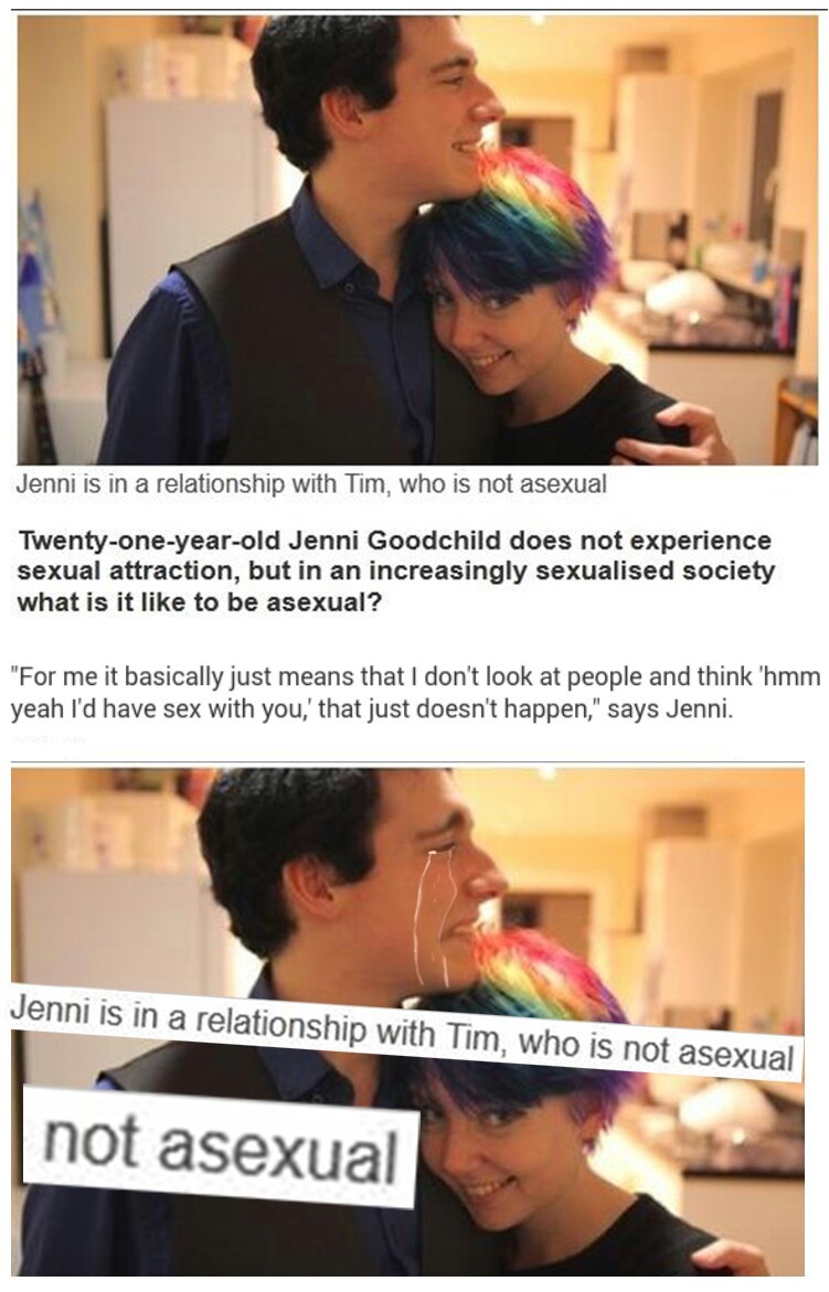 Asexual zoned - meme