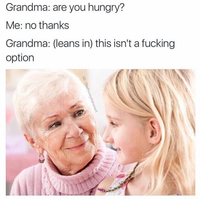 Rad grandma - meme