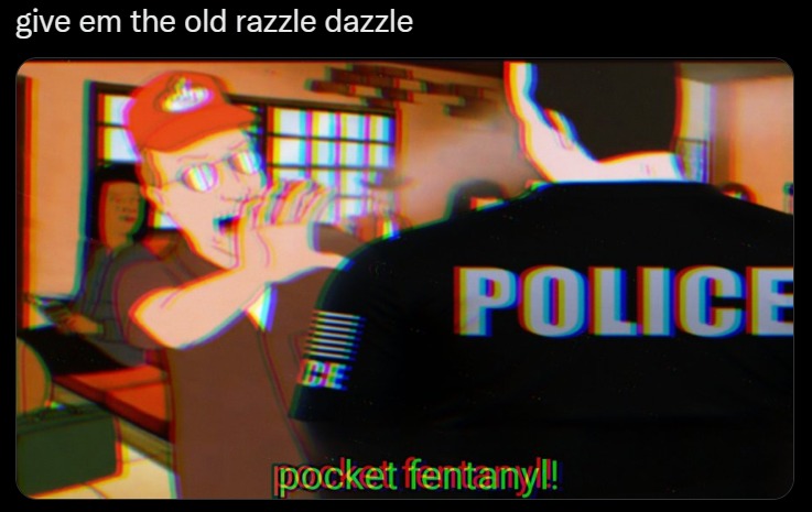 Razzle dazzle fedboi - meme