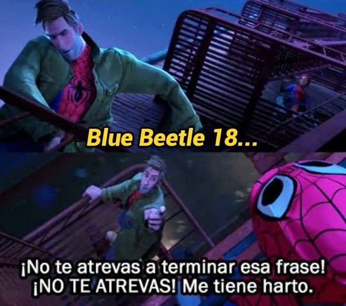 Robado por Blue Beetle 18 de agosto solo en cines - meme