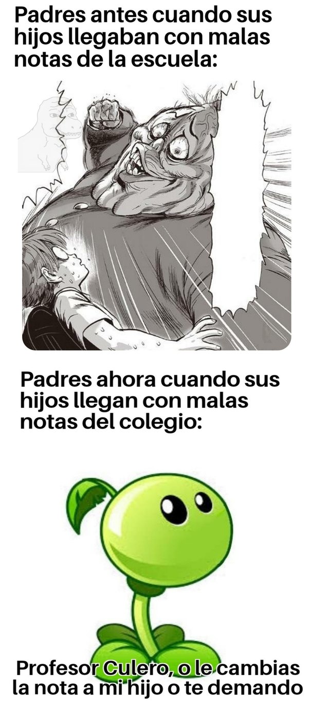 Quise decir escuela a lo último, me falló - meme