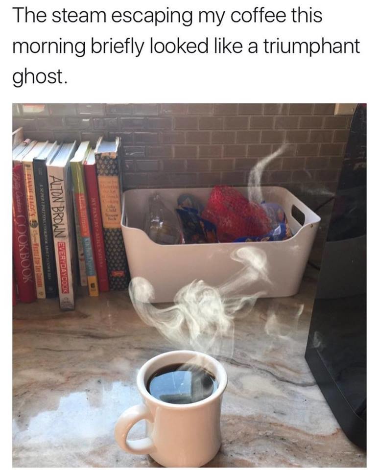 How spooky is your coffee? - meme
