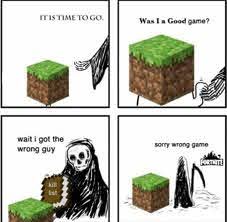 Minecraft < Fortnight - meme