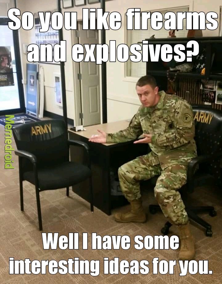 Blowing shit up almost makes this job fun...almost. - meme