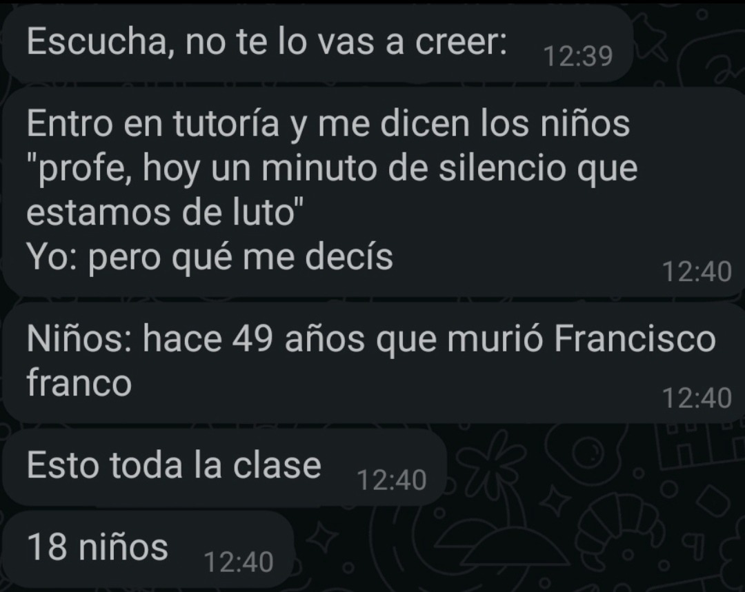 El 20 de noviembre cumplen 49 años desde que murió franco - meme