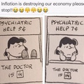 inflation of the economy deflates the economy