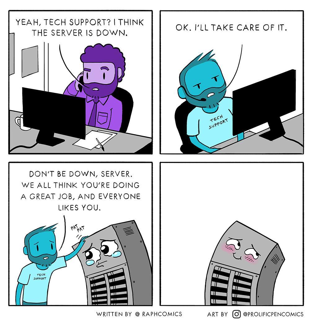 Wholesome techsupport - meme