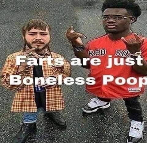 Boneless poop - meme