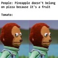 Fruit on pizza???