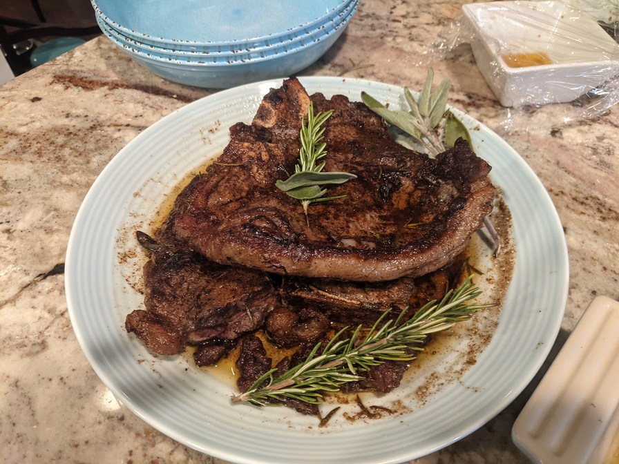 I can cook a steak, alright - meme
