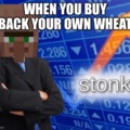 Minecraft stonks