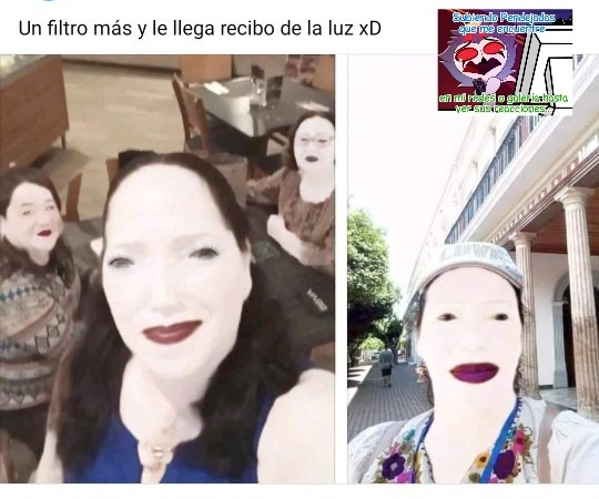 No abusar de los filtros - meme