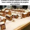 Abuelo alemán en navidad