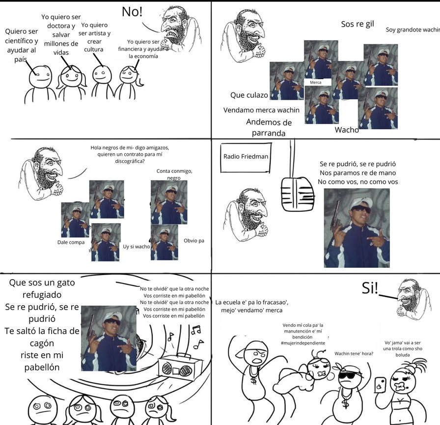 Recuerden homodroiders, los judíos son la razón por la que los negros y los bolivianos siguen existiendo en Argentina - meme