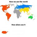 How we see the world vs how aliens see it