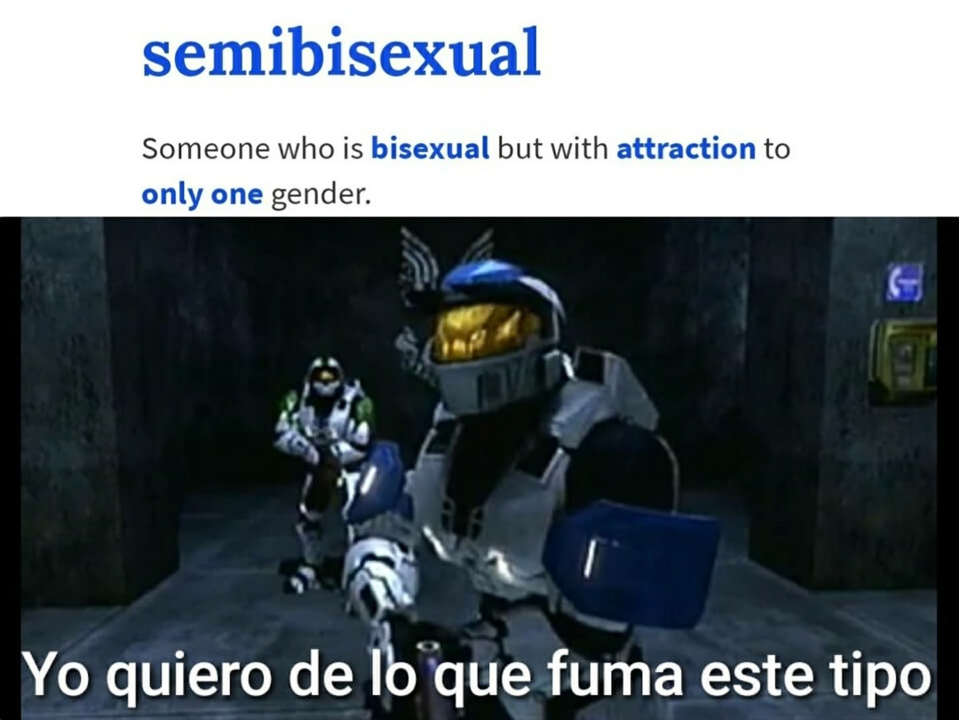 Semibisexual - meme
