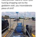 The Shopping Cart Theory (look it up)
