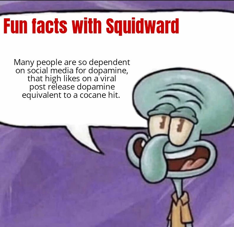 Fun facts with Squidward - meme