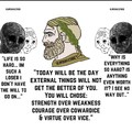 Life before death. Strength before Weakness. . .