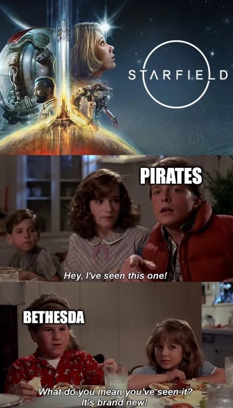 Starfield pirates - meme
