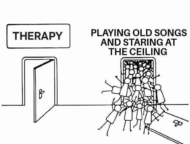 Therapy door meme