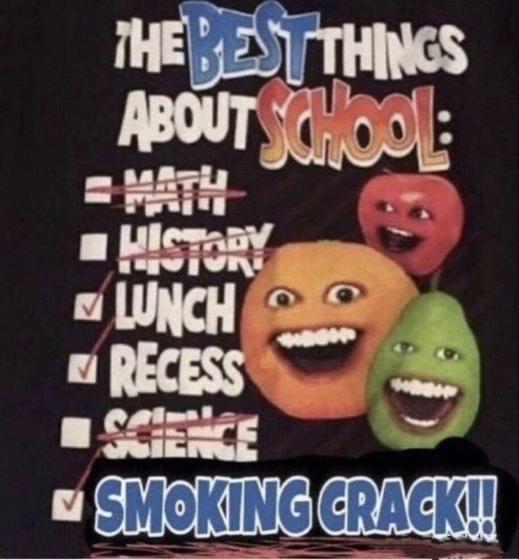 Las mejores cosas de la escuela pública - meme