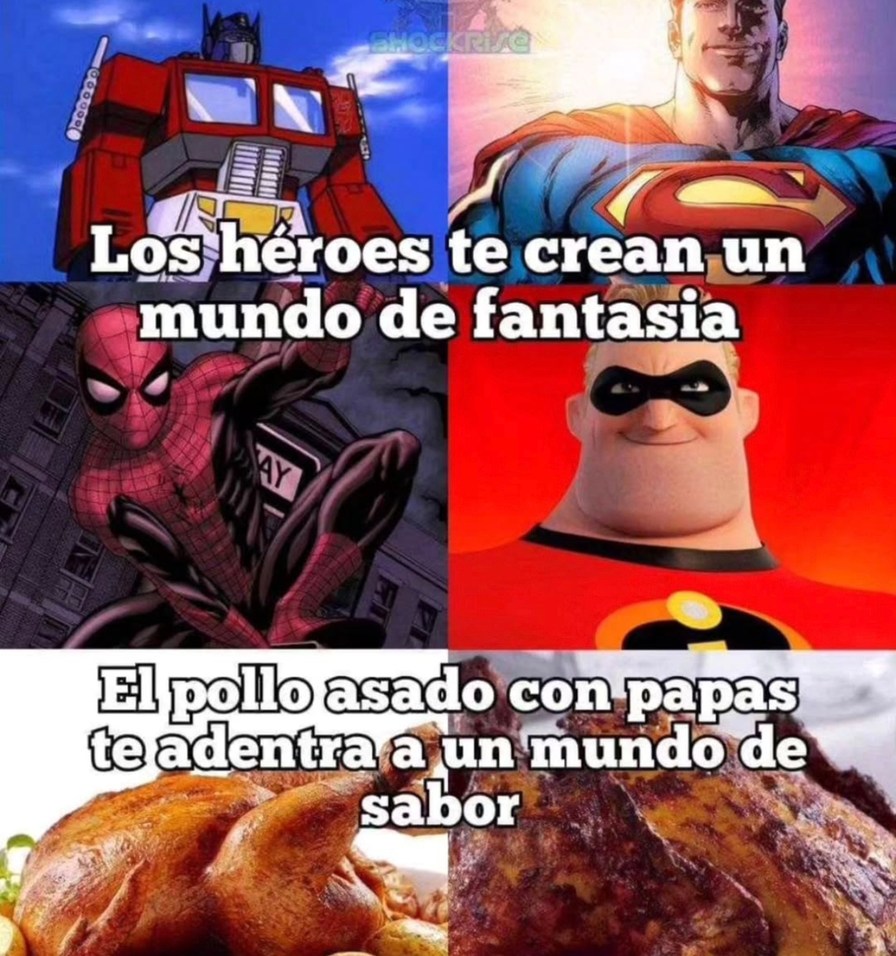 Unos te llevan al mundo mágico… otros al de las papas - meme