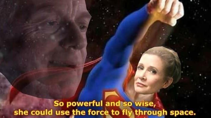 Do you know the tragedy of Carrie Fisher the Wise? - meme