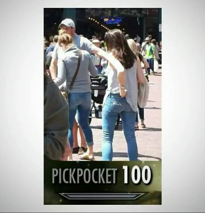 Pickpocket 100 - meme