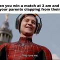 You're definitely winning son