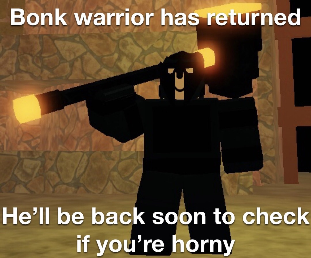bonk warrior - meme
