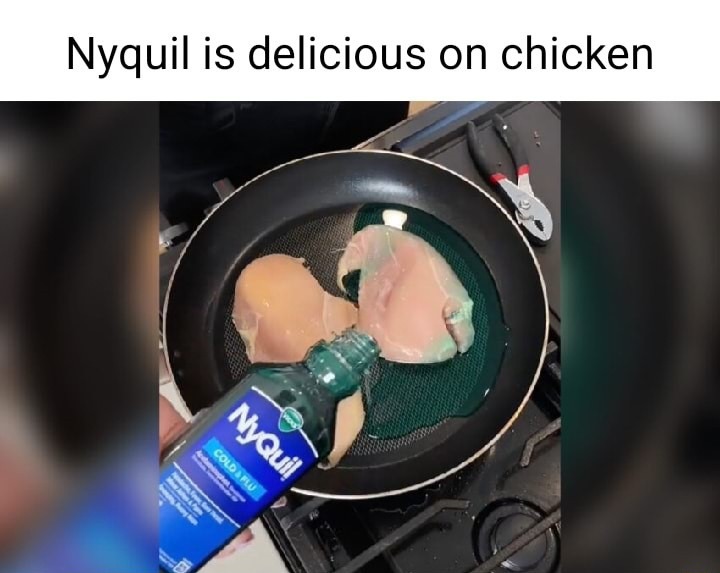 Tastes like chicken - meme