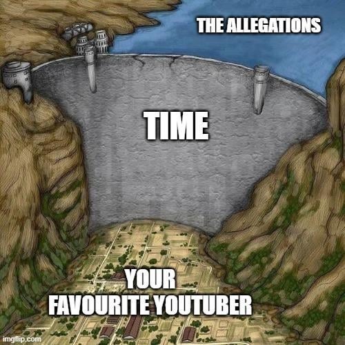 Youtubers allegations - meme
