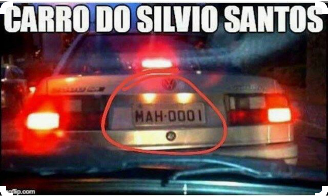 O carro do Silvio santos - meme