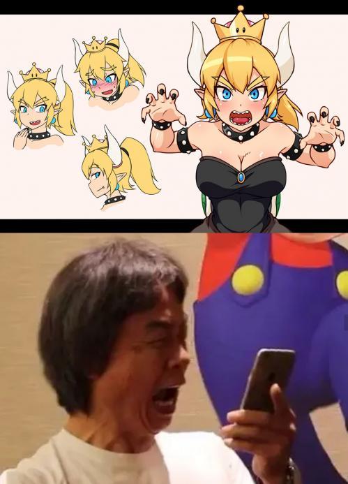 Miyamoto está horrorizado,e eu não culpo ele - meme