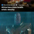 África tem uma nova crise a saúde: obesidade. Impossível.
