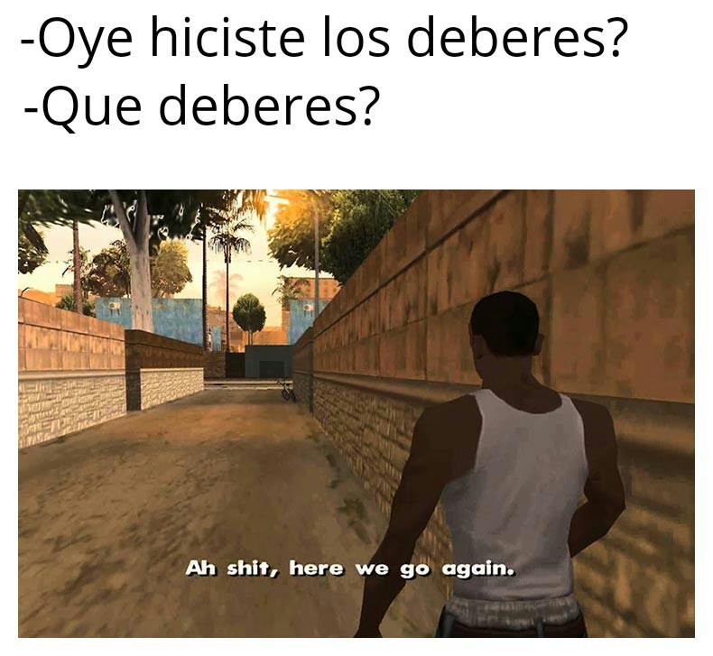 Deberes - meme