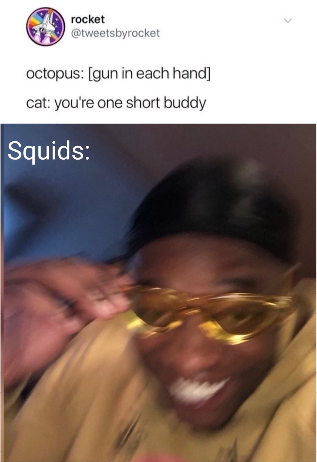 Squids are OP - meme