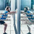 The mirror dimension