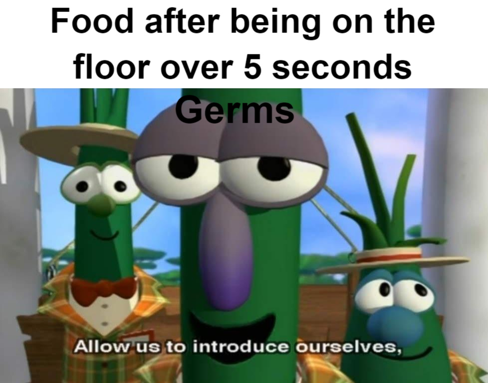 Germs are weird - meme